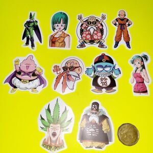 3/$20 brand new 10x waterproof dragon ball stickers